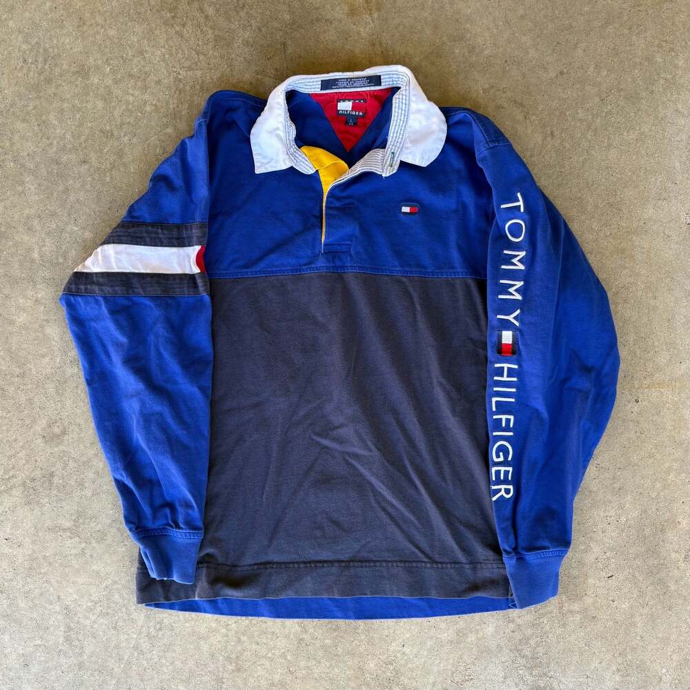 Rare Vintage Tommy Hilfiger long sleeve button up